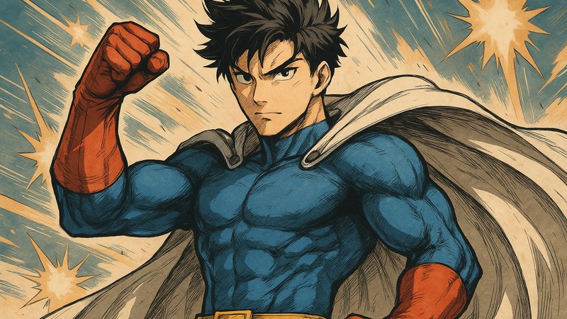 动漫漫画分镜手稿与动态画面合成的创作现场
